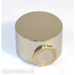 Super Magnet Neodymium 65 Kg Forta S-45-30-N Puternic 45/30 mm