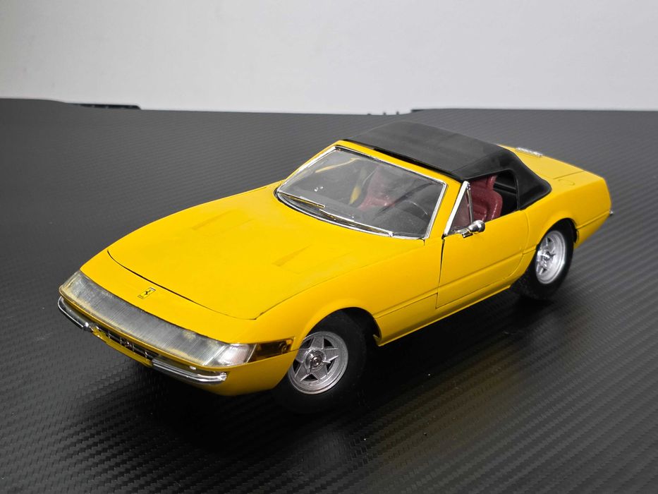 Macheta Auto 1/18 Solido Ferrari 365 GTS Cabrio Galben