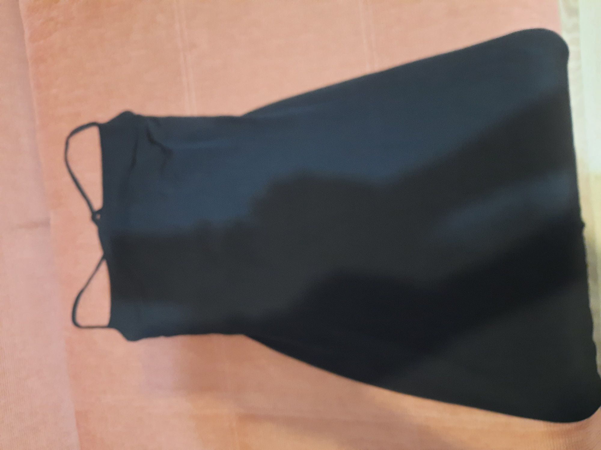 Рубашка Массимо Дутти, легкая, нежная, платье на бретельках чёрное