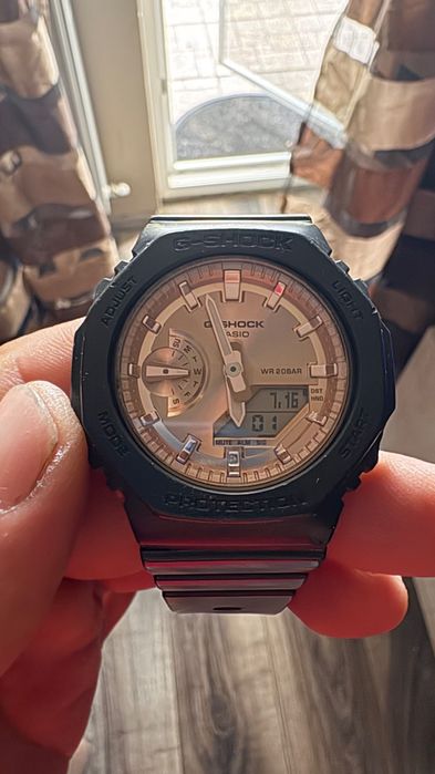 Casio G-shock GMA S-210 carbon core guard