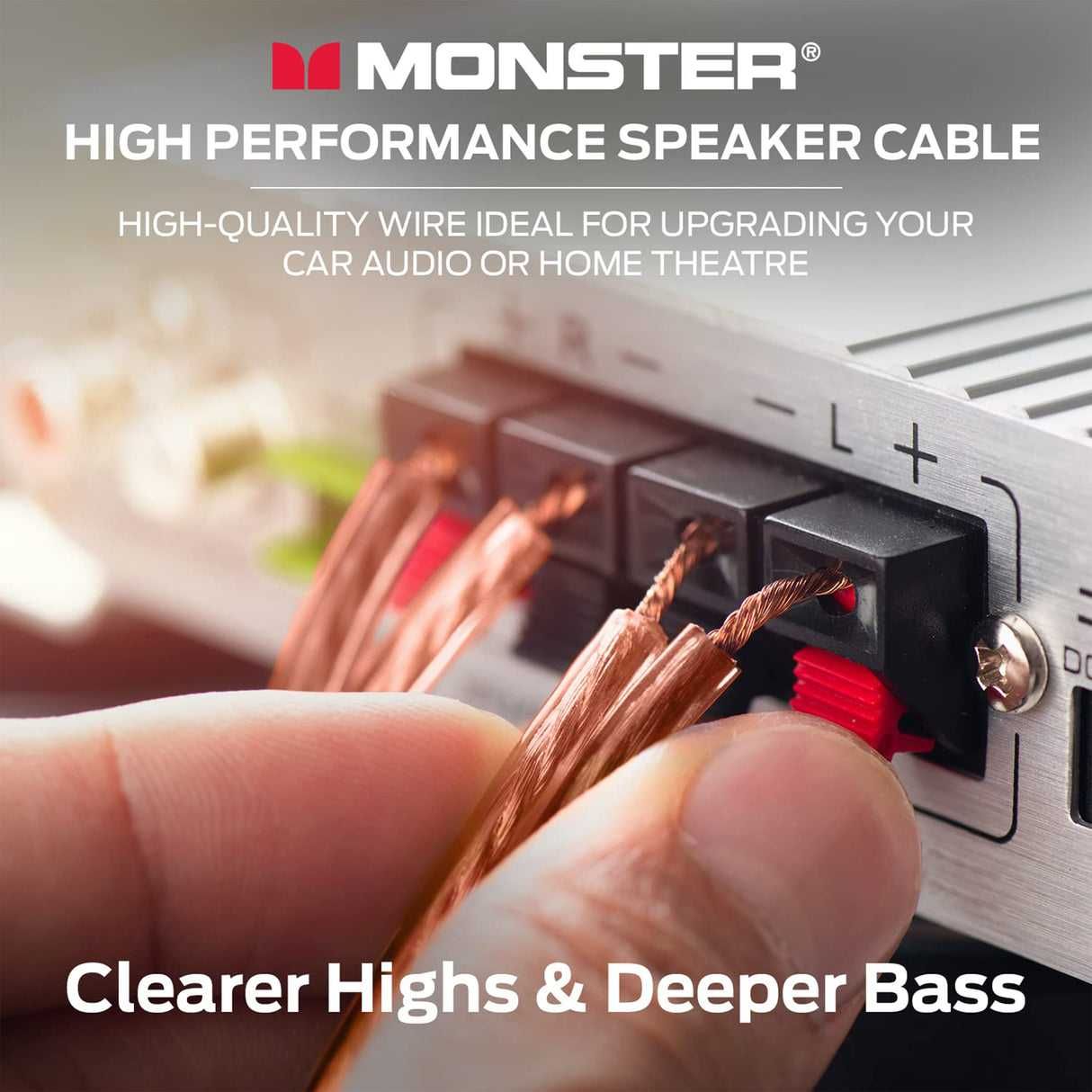 Monster Home theater speaker cable 30M