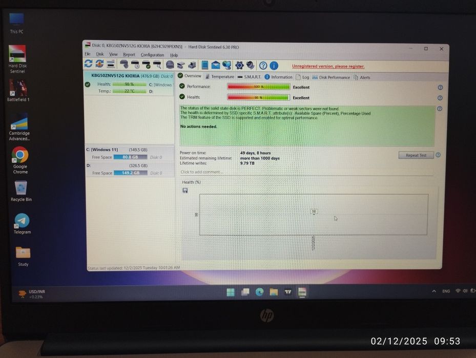 “HP 15 | Ryzen 5 5625U | 8GB RAM | 512GB SSD | Full HD”