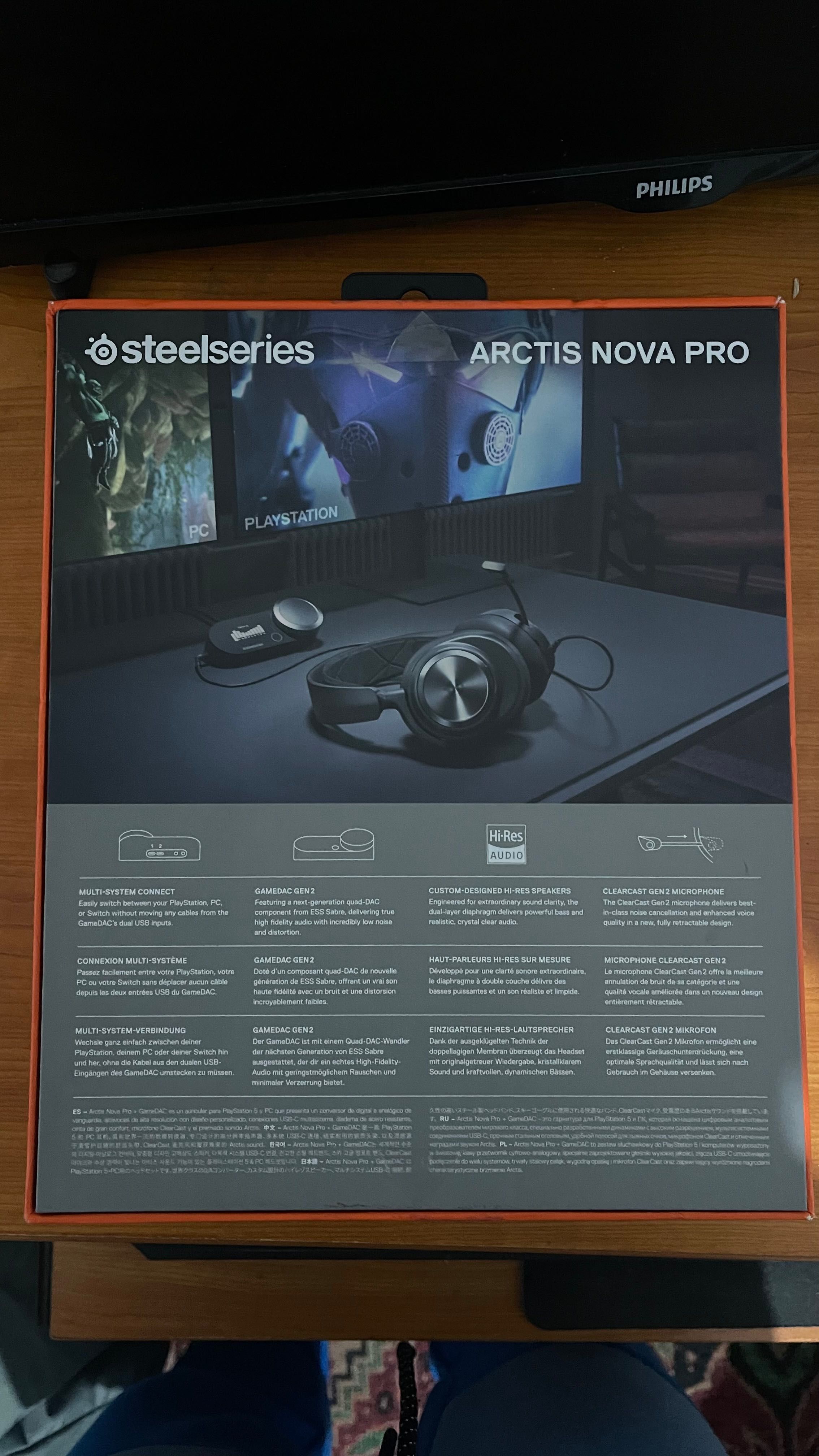 Гейминг слушалки SteelSeries - Arctis Nova Pro, черни