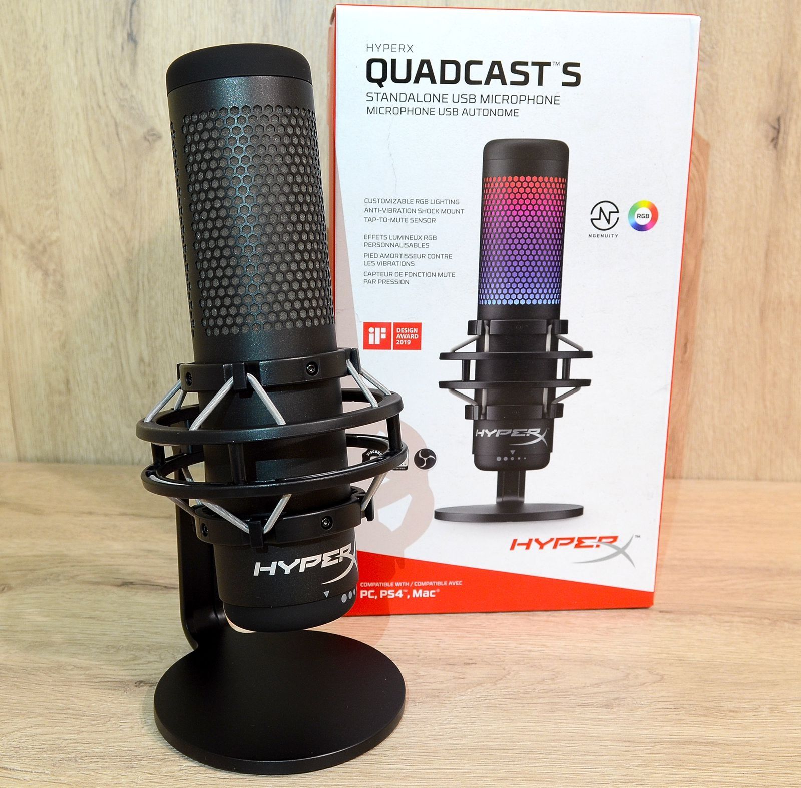 Продам микрофон Микрофон hyperx quadcast s