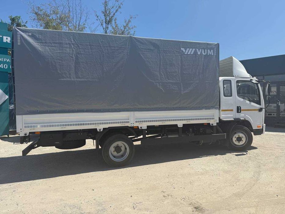 Автофургон бортовой с тентом FAW Tiger V, (24,6 м³)