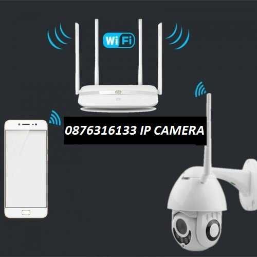 Безжична IP Камера с нощно виждане,FULL HD,Водоустойчива,5MP,ТОП ЦЕНА!