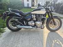 Triumph Bonneville Speedmaster Primul propietar. Cumparata de la reprezentanta Triumph