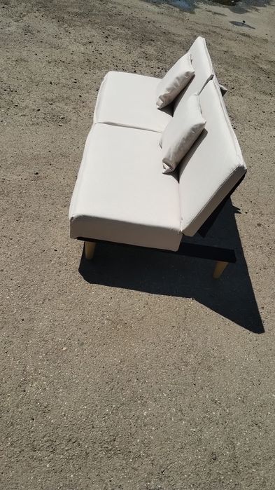 Canapea extensibila crem 190cm