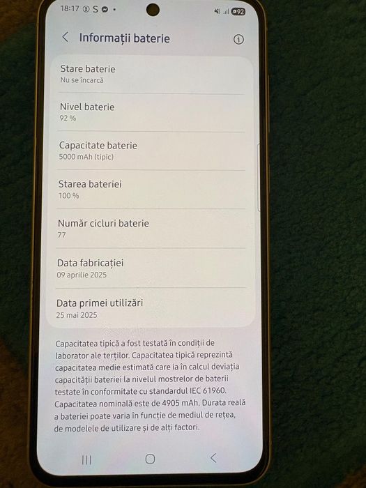 Samsung A56 stare impecabila