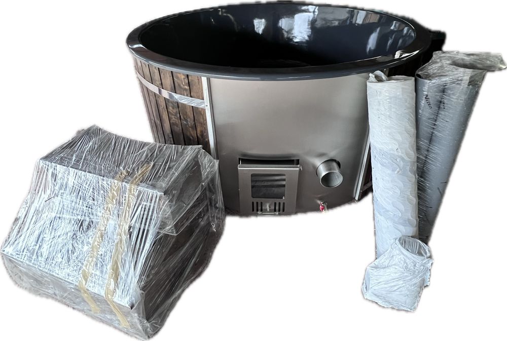 Ciubar cu soba integrata/incorporata din fibra de sticla!225cm hot tub