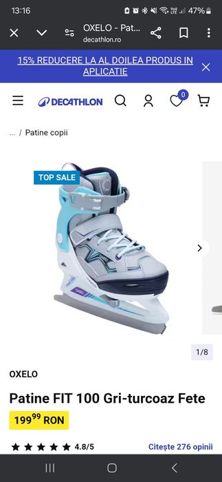 Patine Copii Oxelo 29-32