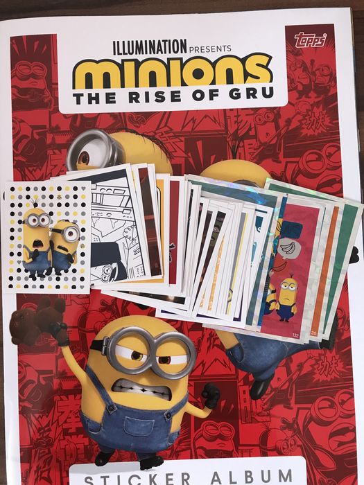 Stickere minioni - Album The rise of Gru