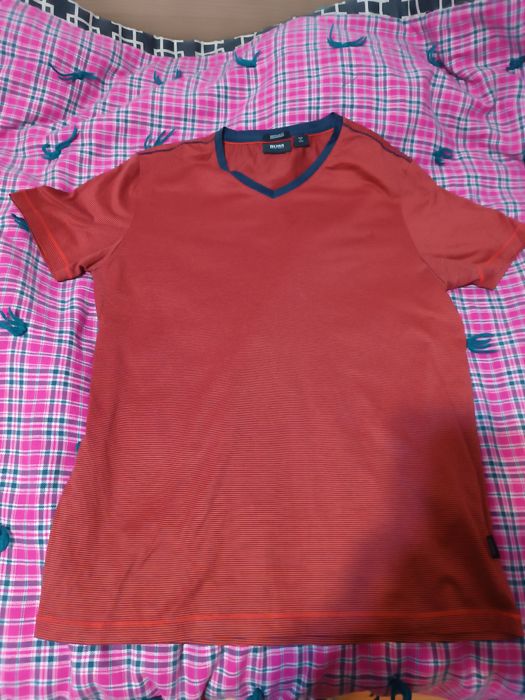 Tricou bumbac cu licra Hugo Boss original mărimea S