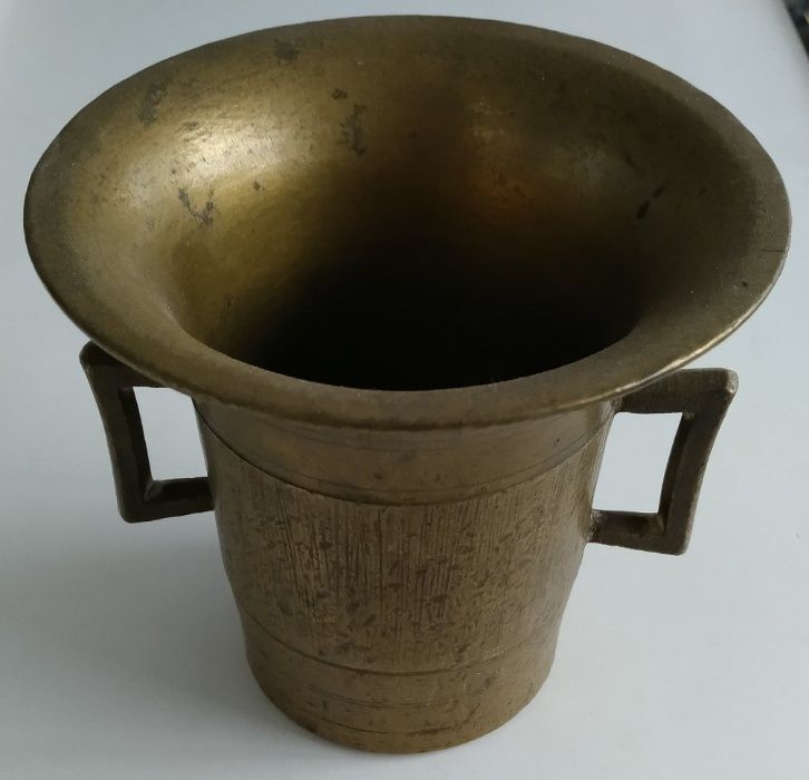 Lot Mojar si Pistil vechi bronz