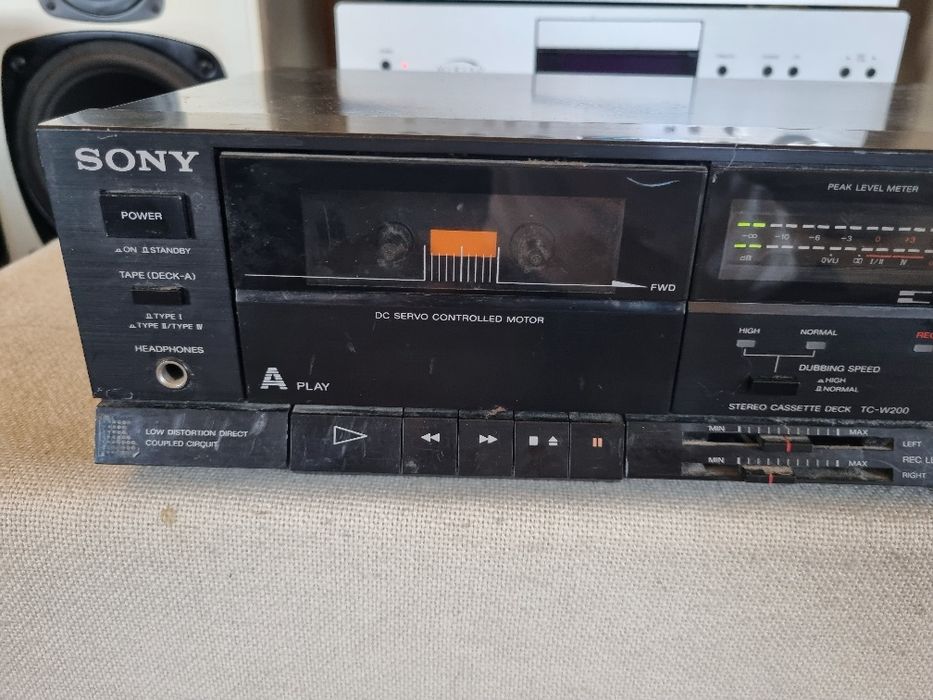Deck Sony TC-W 200. Pentru Reconditionat.