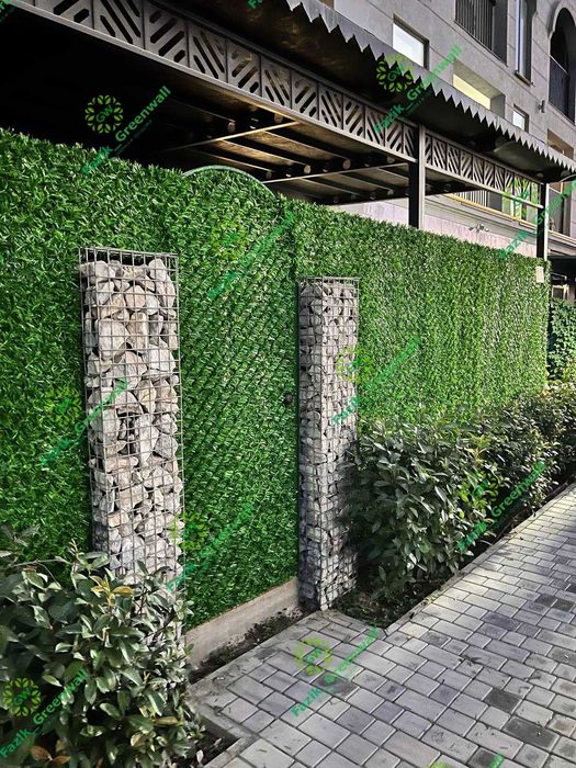 Yashil zabor / Искусственный кусты / Green Wall dekorativ setka
