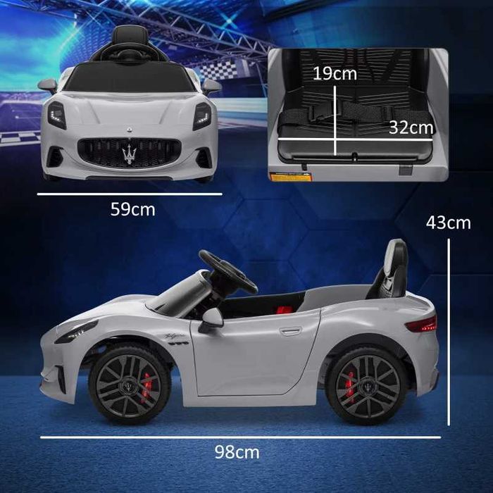 12V Детска електрическа кола Maserati Gran Turismo Folgore