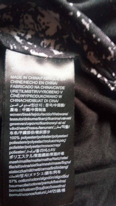 Tricou Calvin Klein Jeans asimetric bicolor