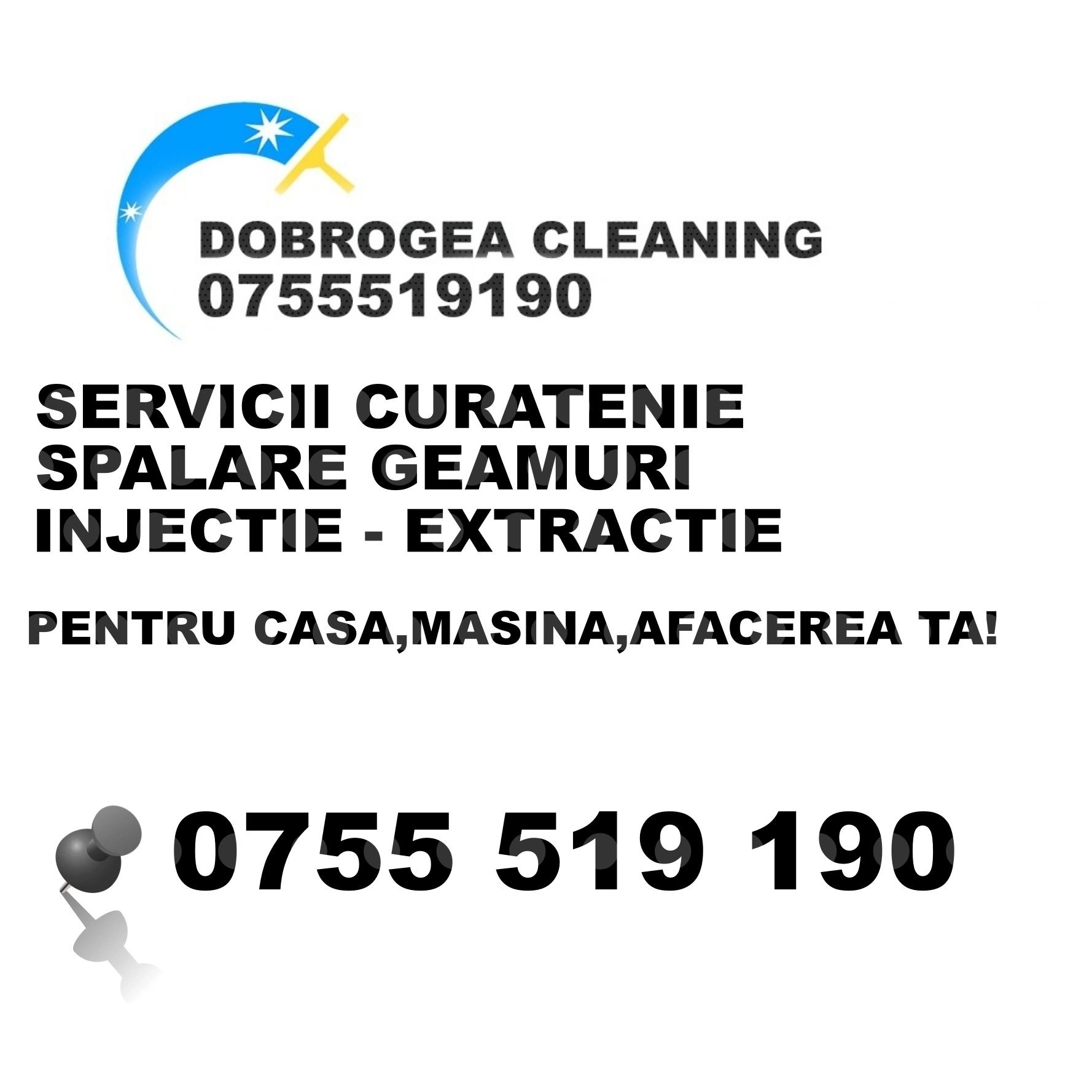 Servicii curățenie / apartamente / mașina / spații comerciale