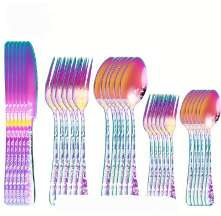 Set tacâmuri colorate (30 buc)
