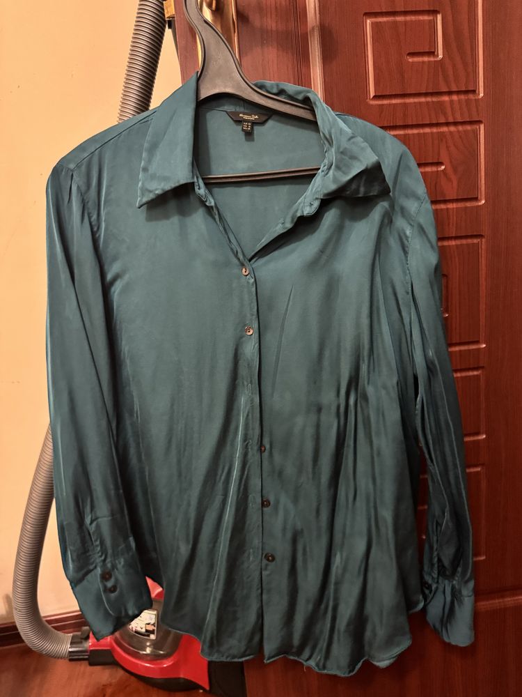 Шелковая рубашка Massimo dutti