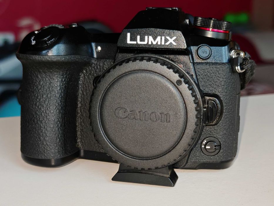 Panasonic G9 body, Viltrox ef-m2 speedbooster Canon EF