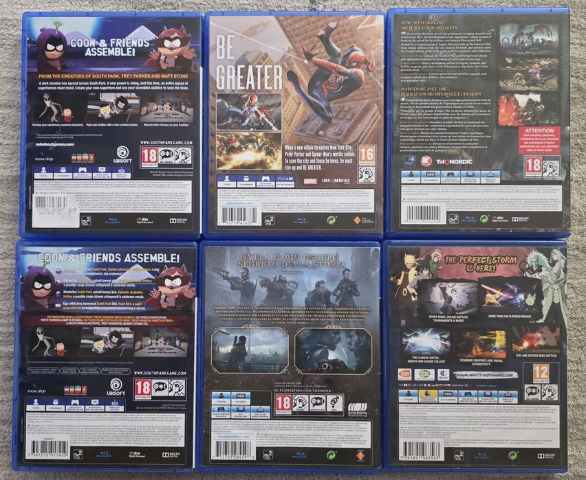 Joc video PS4 The Order 1886 Spiderman South Park Darksiders