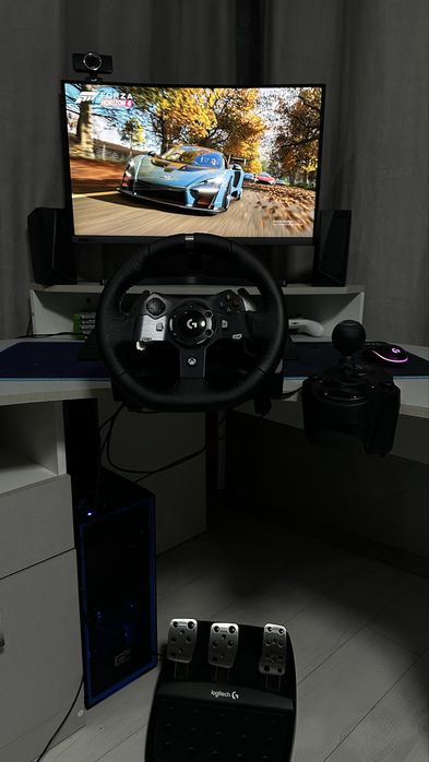 Logitech G920 Driving Force + Pedale + Shifter - stare impecabila