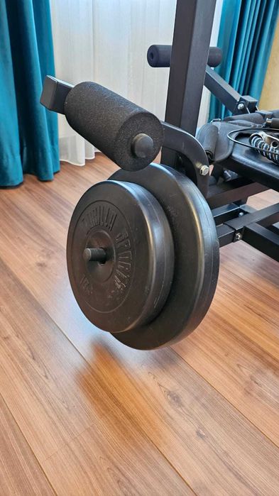 Aparat multifunctional fitness complet cu set 75 kg