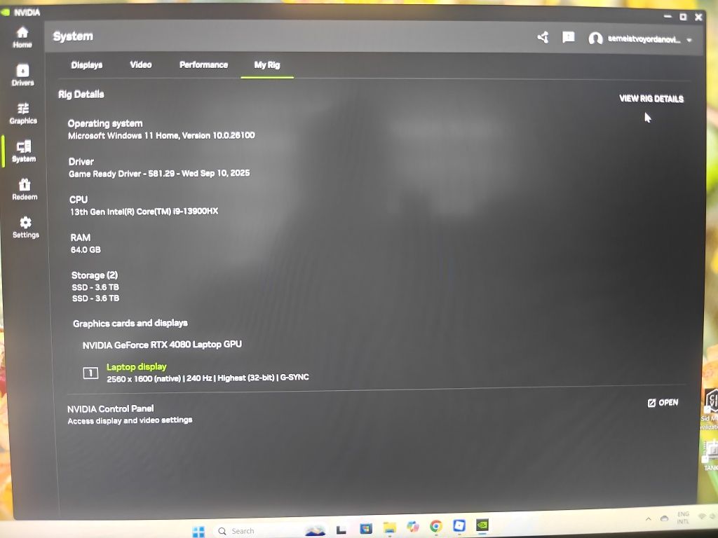 Геймърски лаптоп Lenovo Legion Pro 7