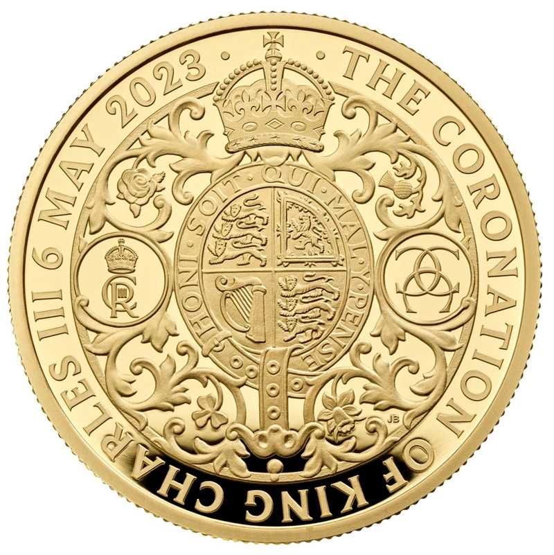 The Coronation of His Majesty King Charles III 2023 UK £5 Proof Gold