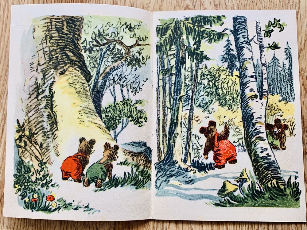 Carte pentru copii - Cine a mancat smeura, an 1956. Carte fara text