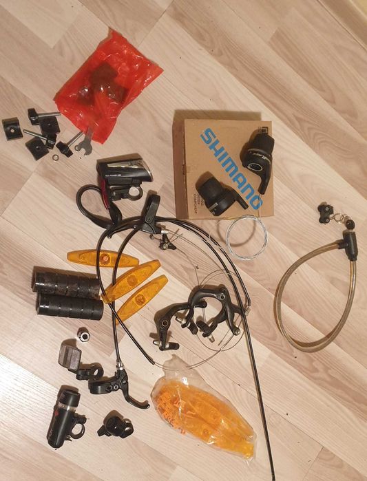 Bicicleta BMX cu cadru carbon + accesorii