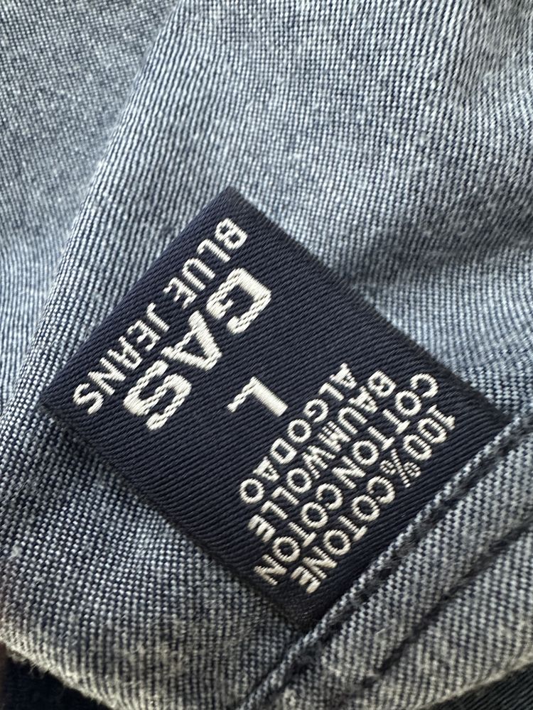 Camasa Blugi GAS Albastru Inchis Indigo Barbati | Marime L