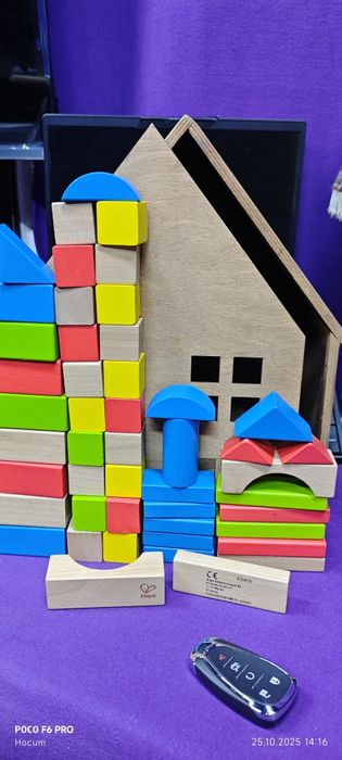 Hape . Набор кубиков для детей . Идеальные по состоянию
