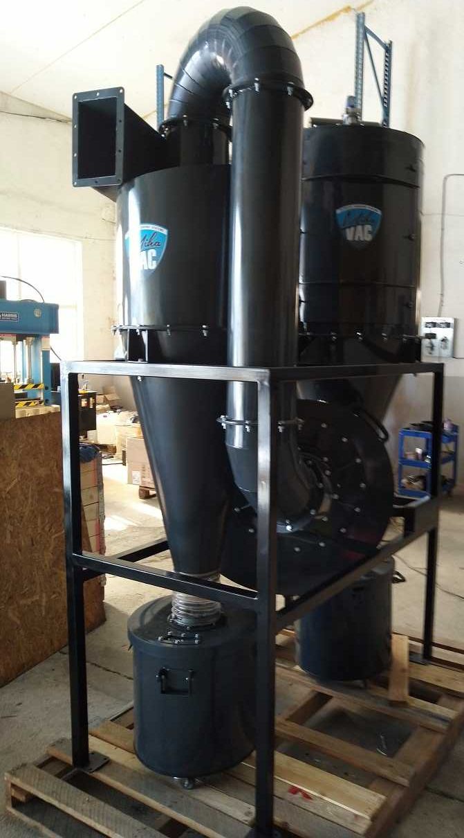 Циклонно сепарираща и филтрираща система QFIR-4 kW. Аспирация.