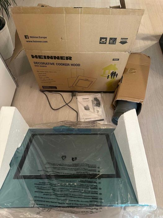 Hota incorporabila decorativa Heinner DCH-650RIX, Noua