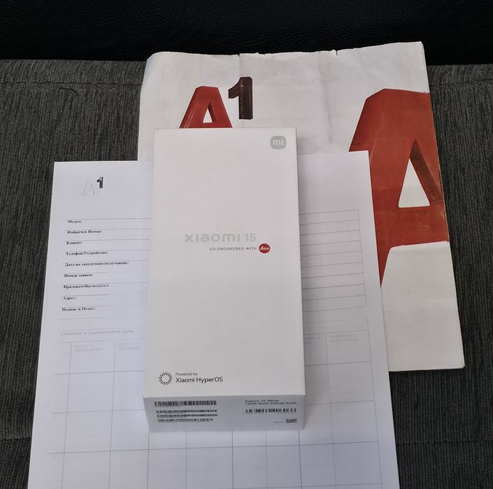 ЧИСТО НОВ 256GB Xiaomi 15 5G А1 Гаранция 2027 WHITE / Бял