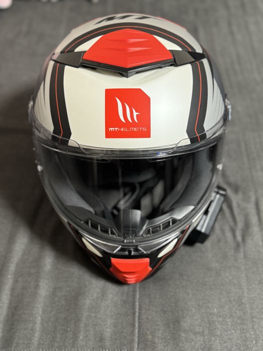 Каска MT Thunder 4 SV Pental B5 червен мат