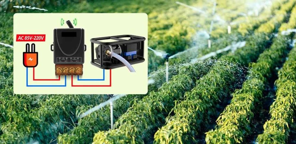 Releu receptor + telecomanda 7kw 220V 30A automatizari forta iluminat