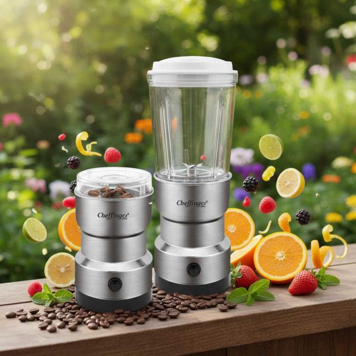 Cheffinger 2-в-1 блендер и мелничка – свежи смутита и ароматно кафе