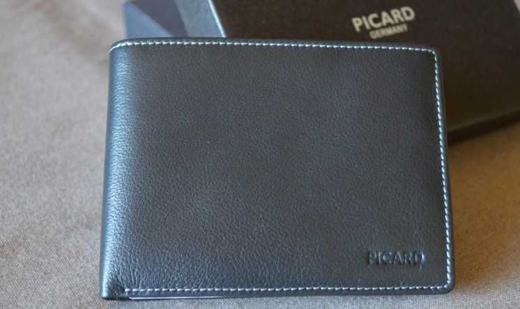 НОВ Немски кожен портфейл PICARD DIEGO Пикард Диего WALLET leather