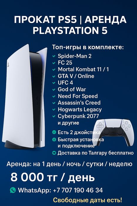 Прокат пс5 топ играми