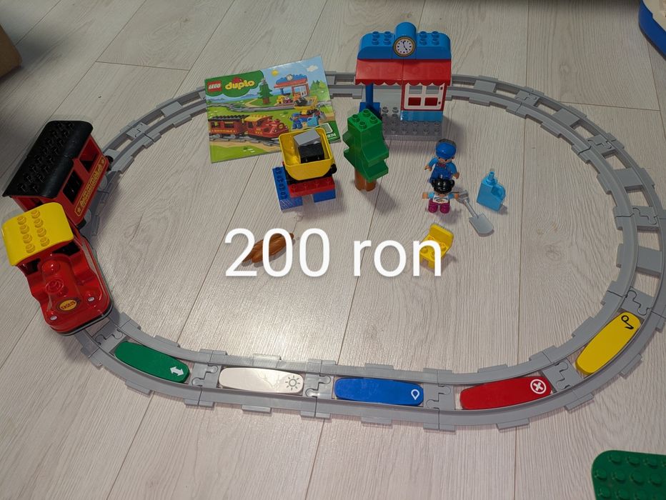 Lego Duplo barca și tren cu sine