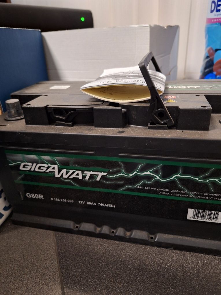 Акумулатор Gigawatt 80А с остатъчна гаранция