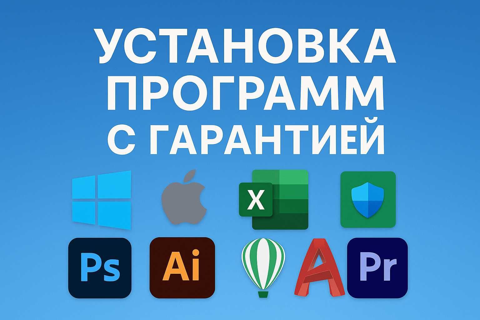 Программист установка Windows Word Excel ОРИГИНАЛ виндовс ворд | IT тп