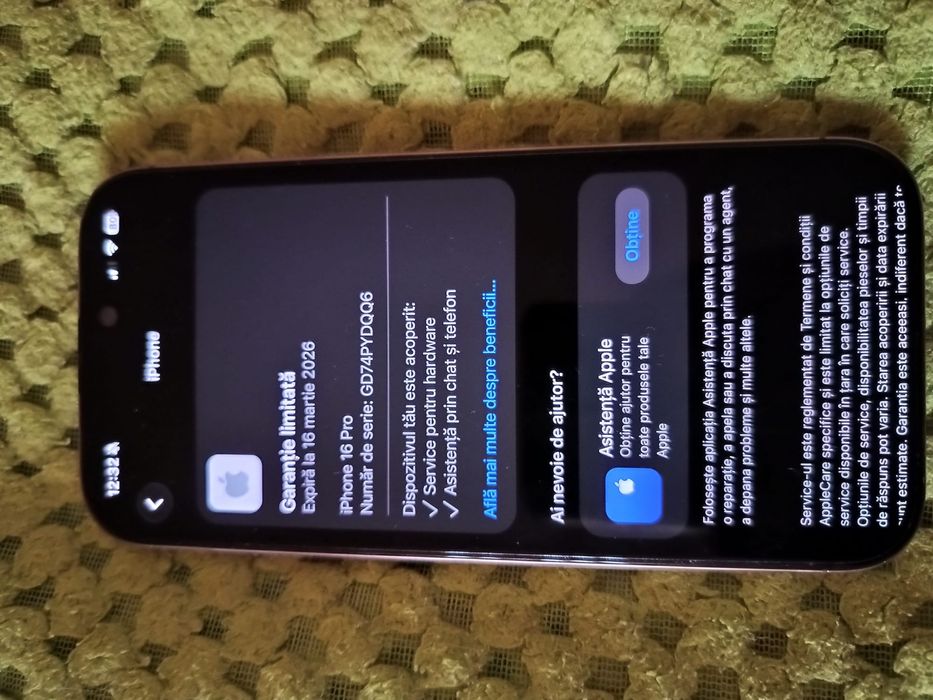 iPhone 16 pro 256gb încă în garanție cu factură
