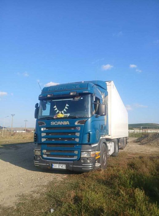 ansamblu SCANIA, euro 5, 2006 si semiremorca frigo Smith, 2005