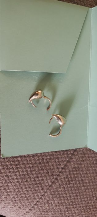 Cercei lacrimă din aur galben