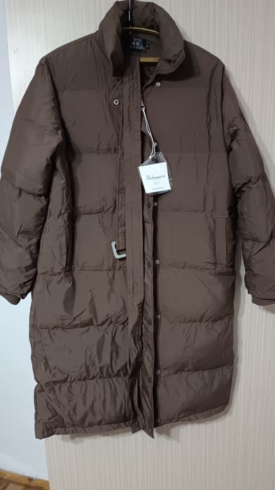 Длинная зимняя куртка